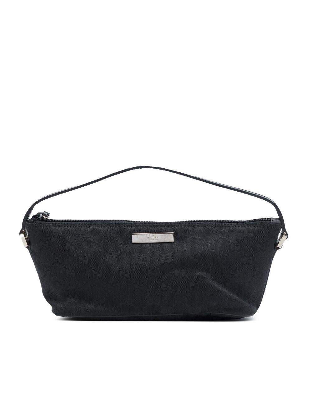 Gucci Gg Canvas Boat Pre-Loved Shoulder #336991G48B